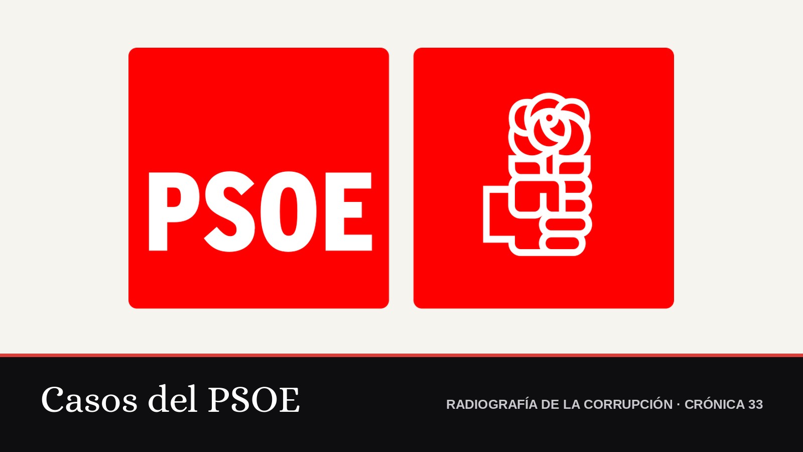 Casos del PSOE
