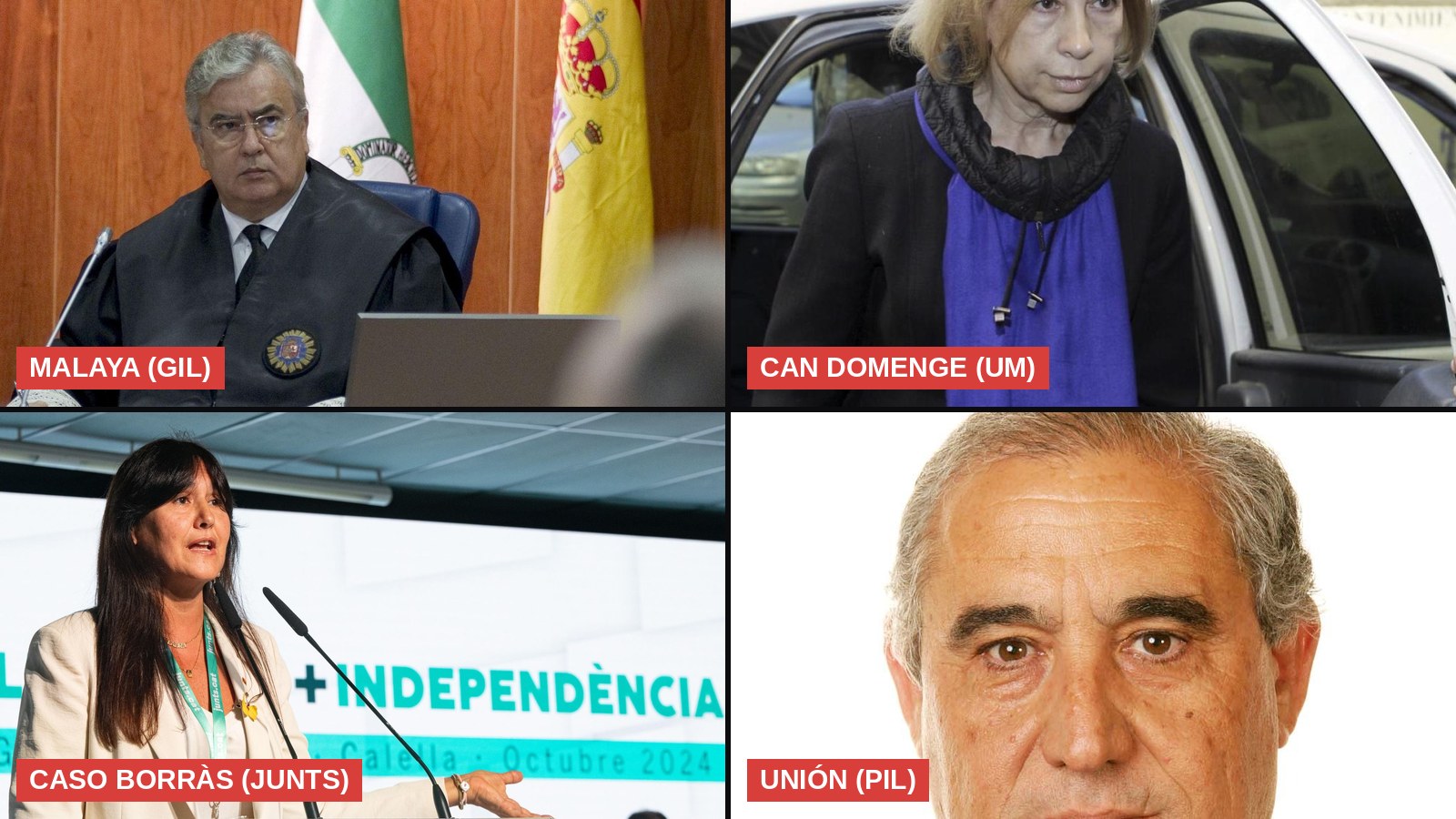 Casos de otros partidos